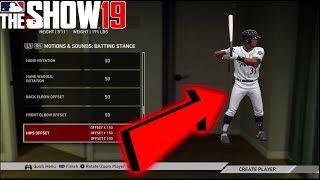 MLB The Show 19 Best Batting STANCE For RTTS!!