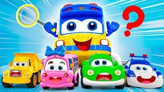 Police Car Where Are You? School Bus Find The Little Cars | Dinky TV