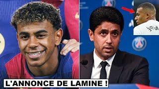  LAMINE YAMAL FAIT UNE GROSSE ANNONCE SUR LE FC BARCELONE ! / LE PSG DIT NON A MBAPPÉ ! ZI#3056