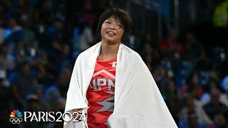 Japan's Sakurai Tsugumi wins 57kg wrestling gold over Anastasia Nichita | Paris Olympics