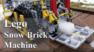 Lego Snow Brick Machine