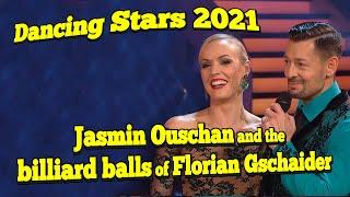 Dancing Stars 2021 Jasmin Ouschan and the pool balls of Florian Gschaider