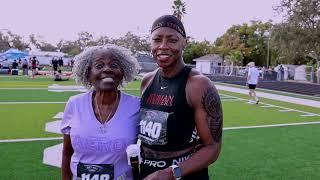 2024 Florida senior Games  - Joann Sampson & Johnnie Reed - Track & Field