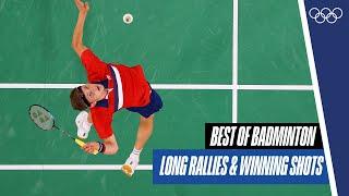 10 minutes of winning shots in men's badminton! 