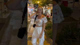 My Date Night Outfit in white 🫣 #greece