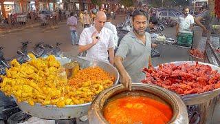 FOOD HEAVEN in INDIA! Indian street food in Jaipur, India | Best RAJASTHANI street food in India