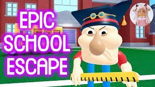 EPIC SCHOOL ESCAPE! (OBBY) - Roblox Obby Gameplay Walkthrough No Death Speedrun [4K]