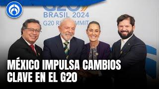 México vuelve a brillar en la escena internacional con presencia de Sheinbaum en el G20