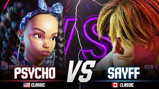 SF6 Psycho (Kimberly) vs Sayff (Ken) Street Fighter 6