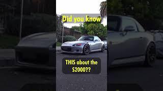 Honda S2000 AMAZING Secret Feature? (Did YOU Know About It?)