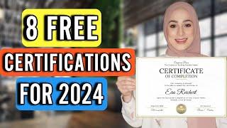 8 FREE High Paying Certifications For Remote Jobs in 2024 | And How Much Do They Pay?