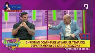 Christian Domínguez aclara su relación con Karla Tarazona: "No es mi pareja"