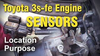 Toyota 3s fe Engine Sensors. Location and Purpose.