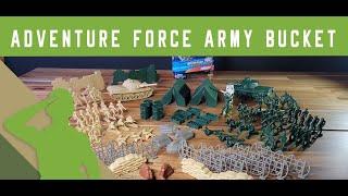 Adventure Force 100 Piece Army Men Bucket Review - Paratrooper included!