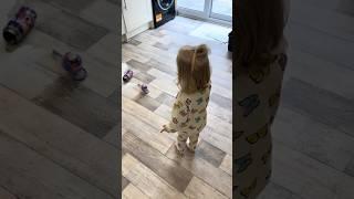 Arabella makes a big mess 