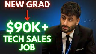 How He Broke into a $90k+ Tech Sales Role with No Sales Experience