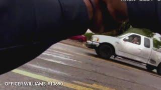 Footage released of shootout between Dallas police and murder suspect