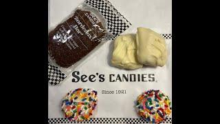 See’s Candies: Milk Bordeaux Bar, Birthday Cake & Cashew Brittle Review