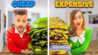 5 Star Food vs 1 Star Food Challenge || Cheap vs EXPENSIVE Food 