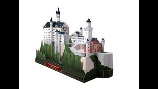 Maquete de Papel para Montar 80 - Castelo Neuschwanstein - Trabalho Escolar