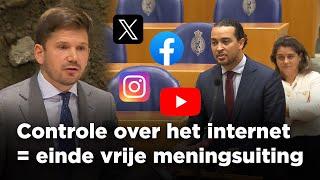 Mogelijke censuur van memes & kritische posts? Van Meijeren (FVD) pleit tegen Digital Services Act