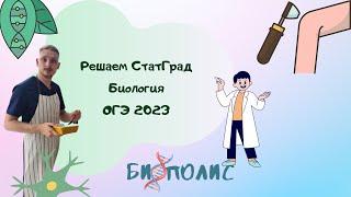 Разбор варианта 1 СтатГрад ОГЭ Биология 2023. БиоПолис