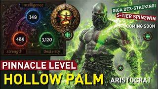 How POWERFUL is Aristocrat?!【3K Dex-Stacking Hollow Palm】finally reach PINNACLE level! Phrecia 3.25