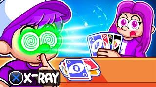 Cheating with X-RAY in Uno to TROLL My Friends!