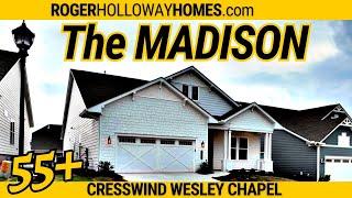 Tour the MADISON Luxury Ranch-Style Home [Cresswind Wesley Chapel 55+]