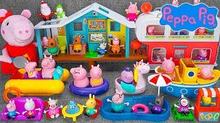 94 Minutes of Satisfying ASMR Unboxing | Adorable Peppa Pig Family Motorhome Playset Toys Collection