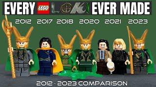 COMPARISON: EVERY LEGO LOKI Minifigure Ever Made (2012 - 2023)