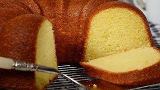 Cream Cheese Pound Cake Recipe Demonstration - Joyofbaking.com