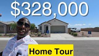 Home Tour of $328,000 New Home In Maricopa Arizona