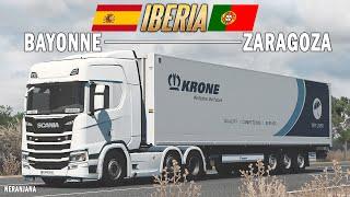 Euro Truck Simulator 2 - Iberia DLC ETS2 - First Look - Bayonne Zaragoza