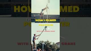 Filming an Olympic Gold Medalist with a DIY camera - Mondo Duplantis #olympics #sports #filmmaking