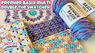 New Premier Multi Yarn Swatches! Double The Samples! Must See New Colors  #makeitpremier