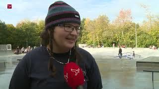 Opening vernieuwd skatepark: 'Het is glad beton dus je kan hier goed vallen'