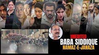 Celebrities arrives at Baba Siddique’s Namaz-e-Janaza | Salman Khan, Shehnaaz, Rashami, Sana