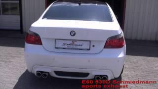 BMW E60 530D gets Schmiedmann sports exhaust