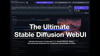 The ultimate stable diffusion webui - Diffus