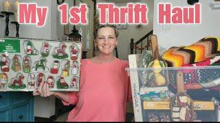 My 1st Thrift Haul| AMAZING Finds & Deals| So Excited