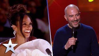 Comedian Stefano Paolini makes a BIG IMPRESSION | Semi-Finals | BGT 2022