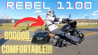 Rebel 1100-Fahrerrückenlehne: Hässlich wie sonst was, aber großartig!