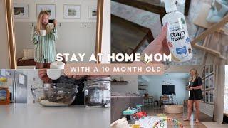 STAY AT HOME MOM VLOG realistic day with a 10 month old baby