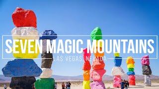 Photo slideshow of the Seven Magic Mountains outside Las Vegas, Nevada