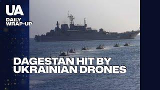 Russian Caspian Fleet Hit by Ukrainian Drones 1500 km Away