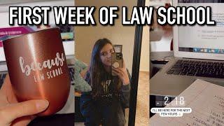 FIRST WEEK OF LAW SCHOOL AT NORTHWESTERN CALIFORNIA UNIVERSITY SCHOOL OF LAW