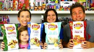 Taste Test - Lays Chips Reuben, Gyro, Biscuits & Gravy, Truffle Fries