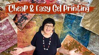 STOP Wasting Money on Expensive Art Supplies! Gelli Printing Made Affordable!