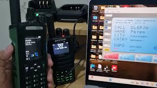 BAOFENG DM 1701 OpenGD77 + BlueDV for Windows sbg Hotspot. BAOFENG DM 32UV sbg Client lancar 